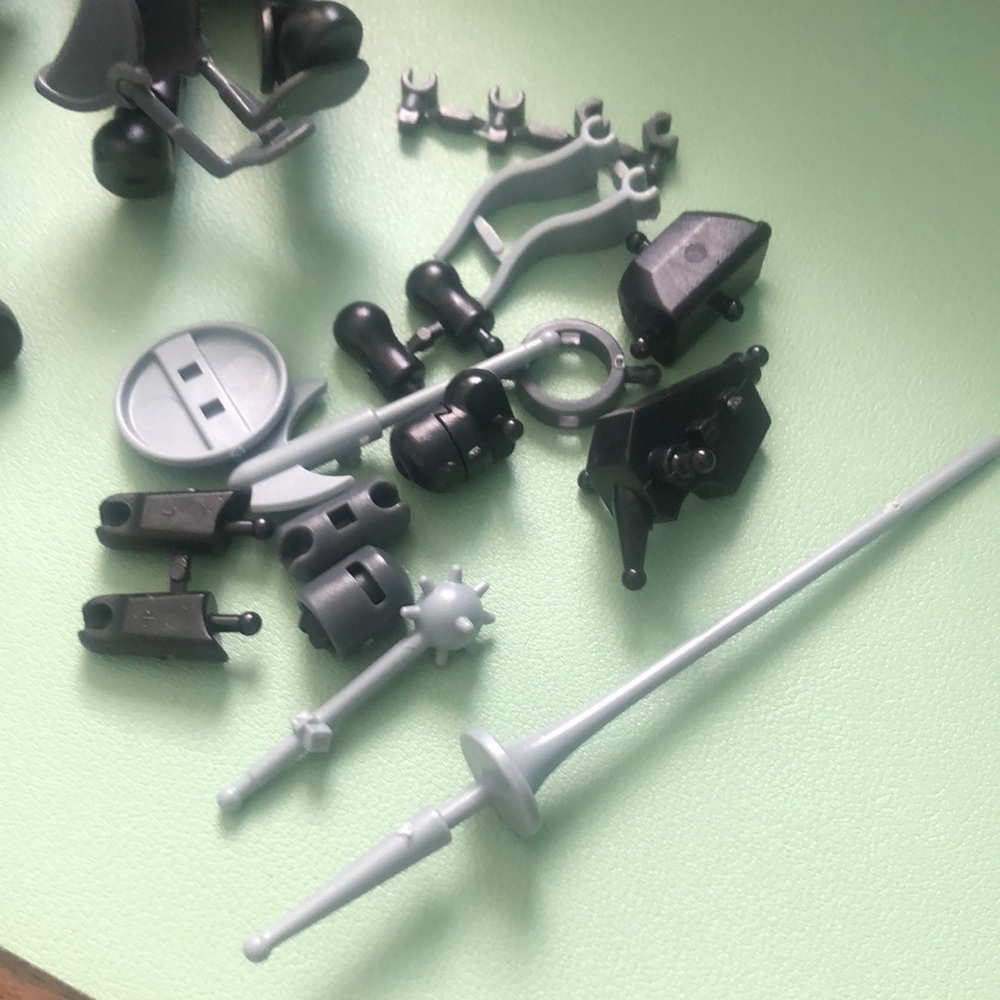 Stikfas Omega Male Armored Knight With Stallion Deluxe Action Figure Kit - Picture 9 of 9